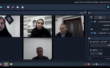 نشست آنلاین مسئولان دبیرخانههای شوراهای گفت و گوی دولت و بخش خصوصی منطقه شرق کشور